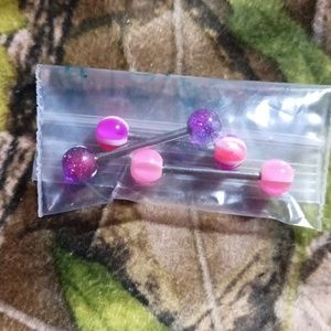 Tongue rings new never used